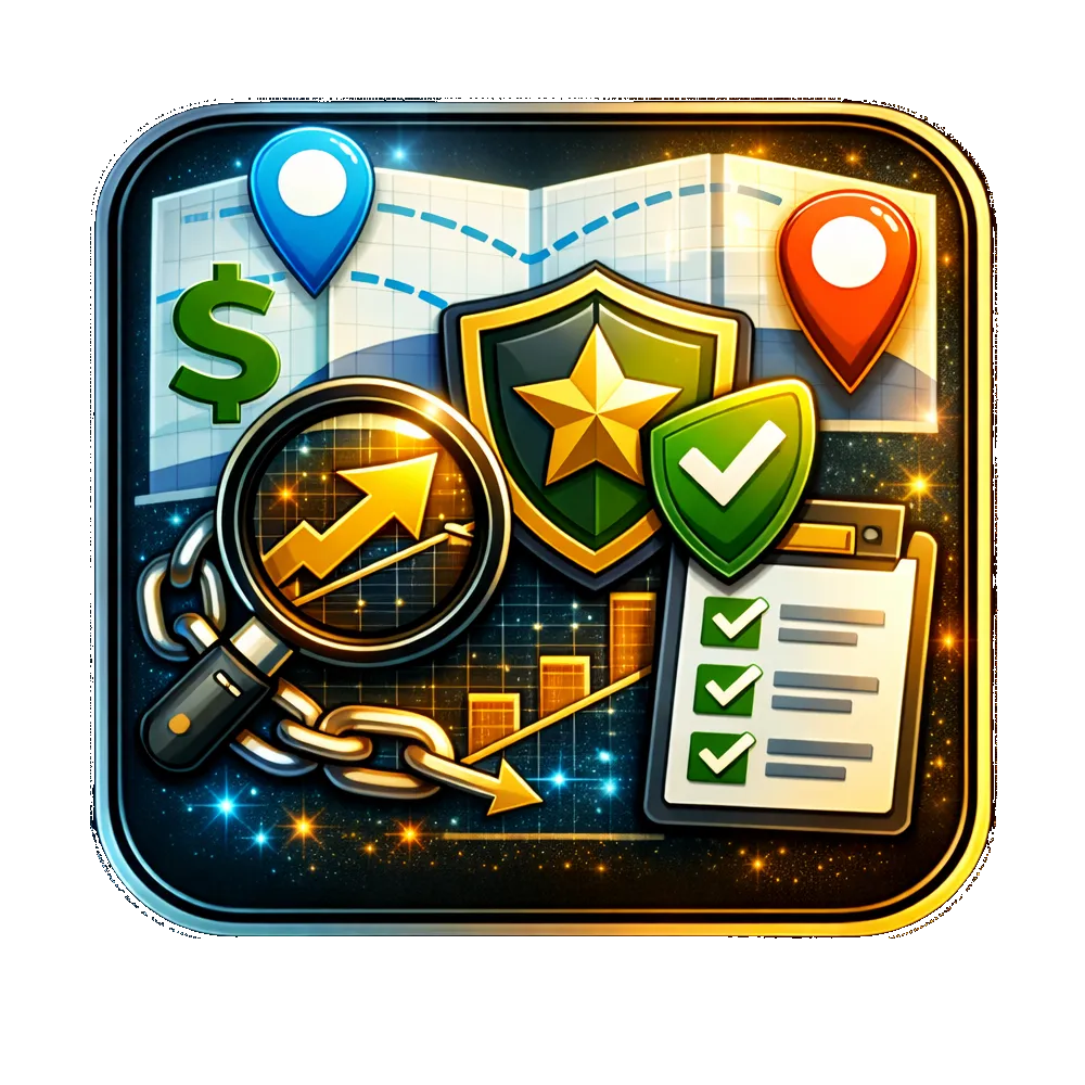 Intent alignment icon showing targeted search and service focus for Coronado SEO