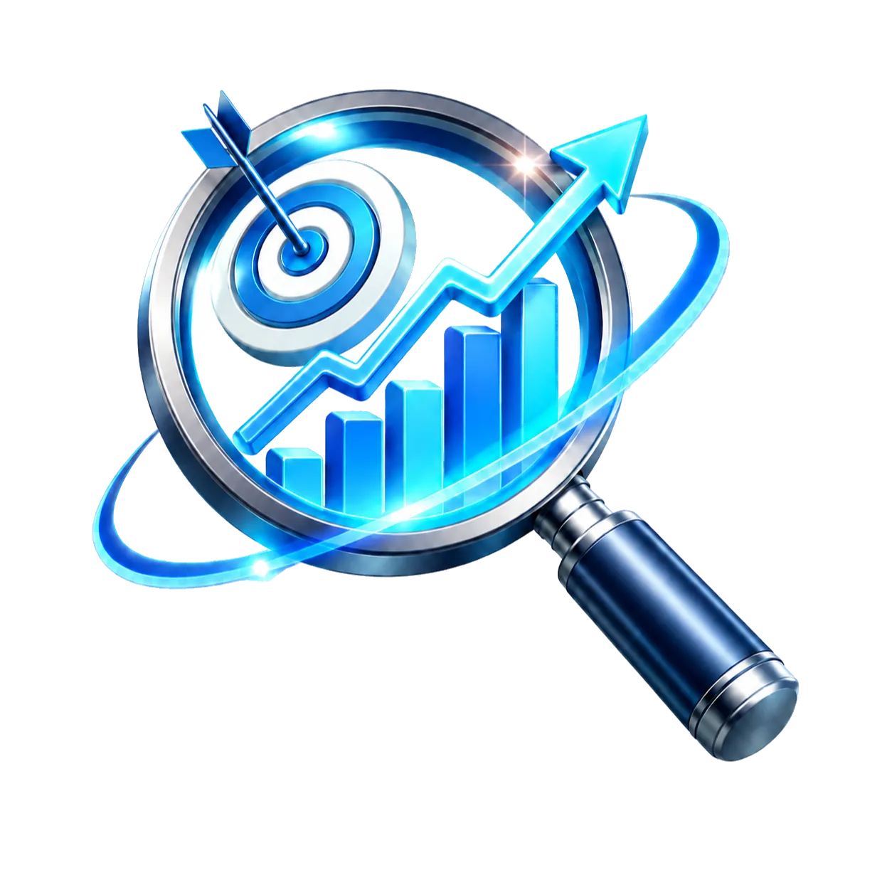 Search visibility growth icon